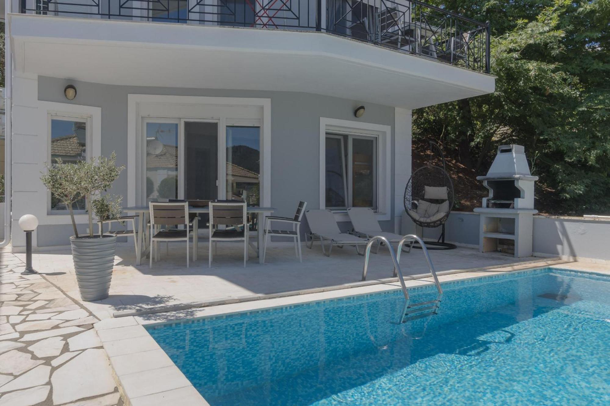 Diamanti Villa, Pool & Barbecue 스칼라 포타미아스 외부 사진